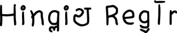 Hinglish Font Preview