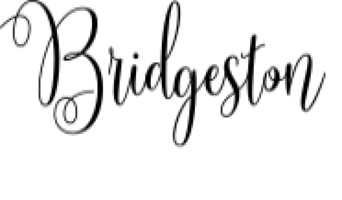 Bridgeston Font Preview