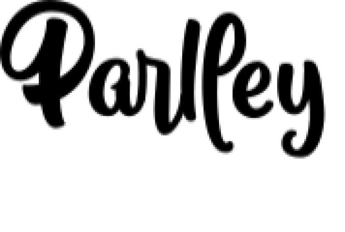 Parlley Font Preview