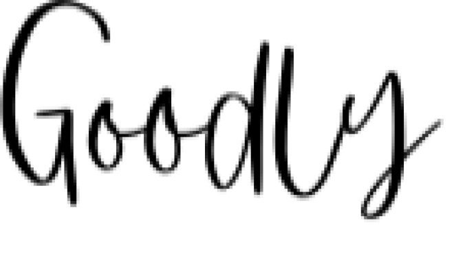 Goodly Font Preview