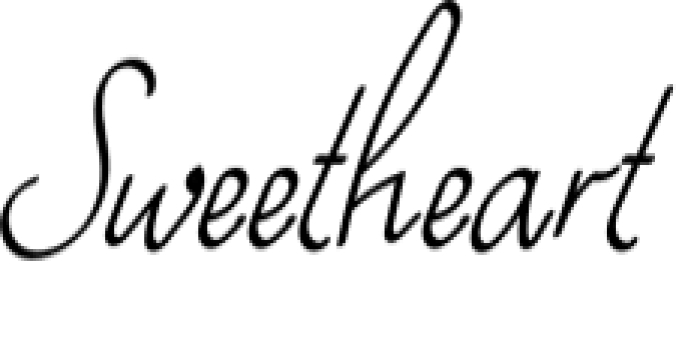 Sweetheart Font Preview