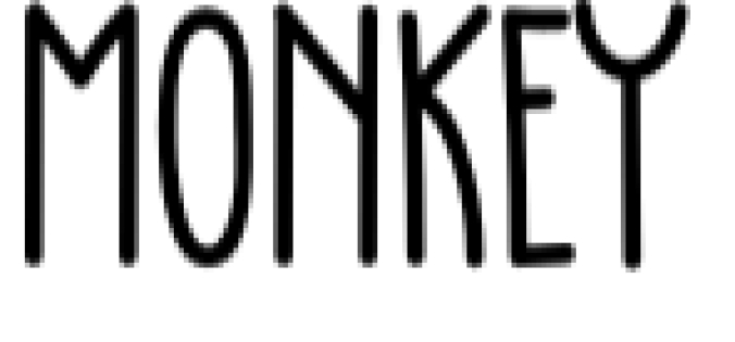 Monkey Font Preview