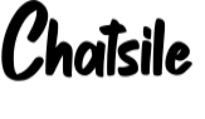 Chatsile Font Preview