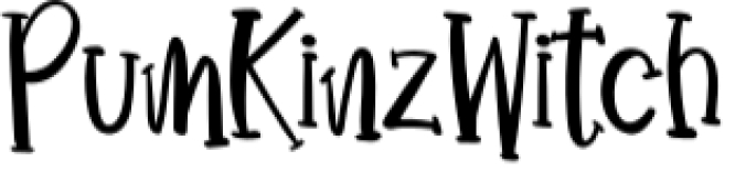 PumKinz Witch Font Preview