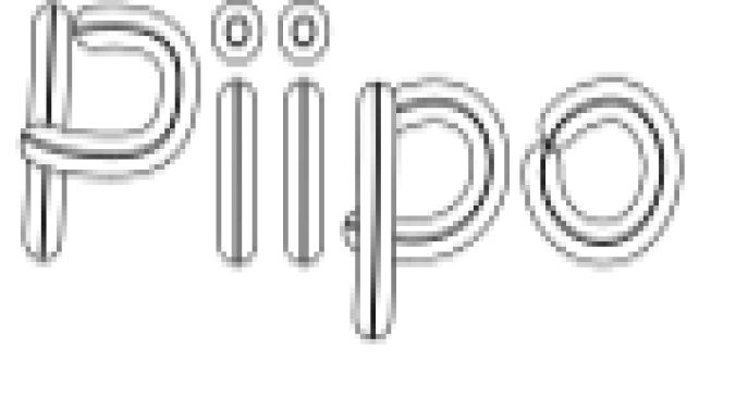 Piipo Font Preview