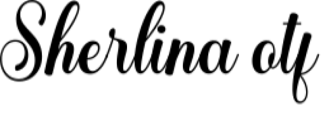 Sherlina Script Font Preview