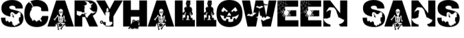 Scary Halloween Trio Font Preview