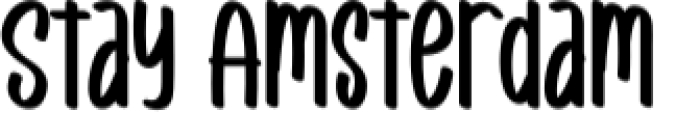 Stay Amsterdam Font Preview