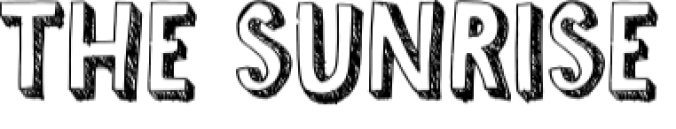 The Sunrise Font Preview