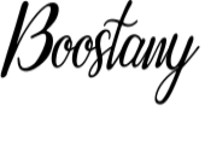 Boostany Font Preview