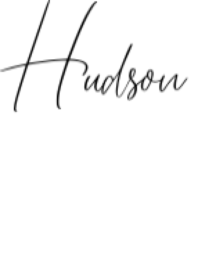 Hudson Font Preview