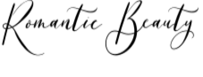 Romantic Beauty Font Preview
