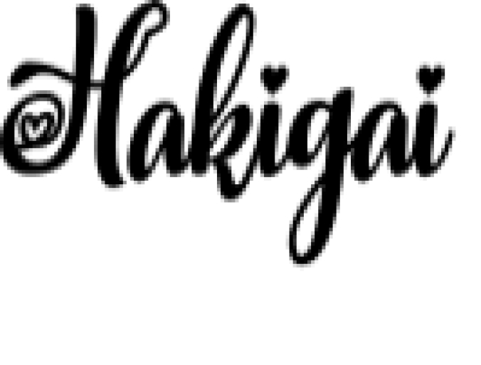 Hakigai Font Preview