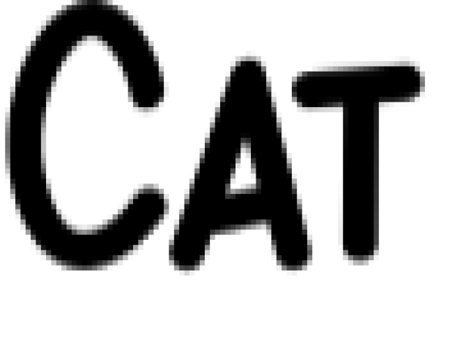 Cat Font Preview