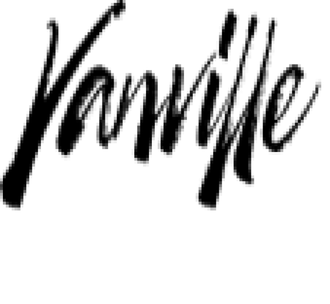 Vanville Script Font Preview