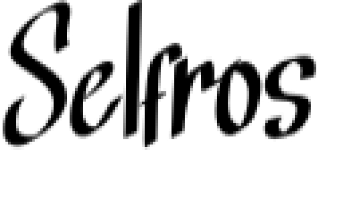 Selfros Font Preview