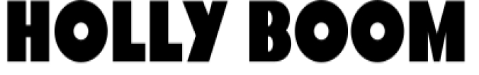 Holly Boom Font Preview