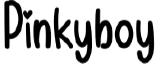 Pinkyboy Font Preview