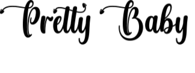 Pretty Baby Font Preview