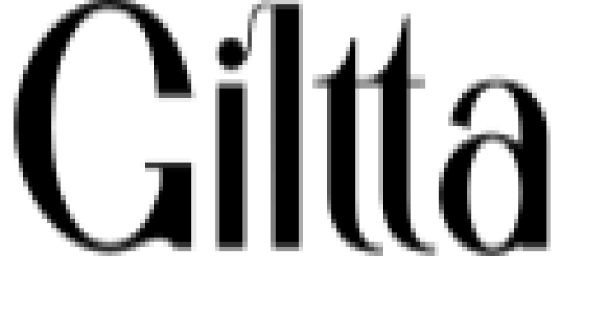 Giltta Font Preview