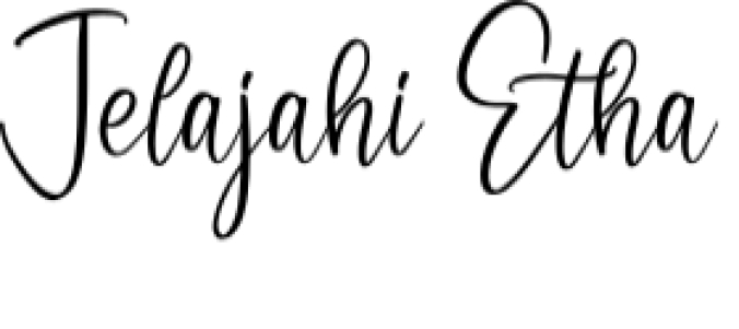 Jelajahi Etha Font Preview