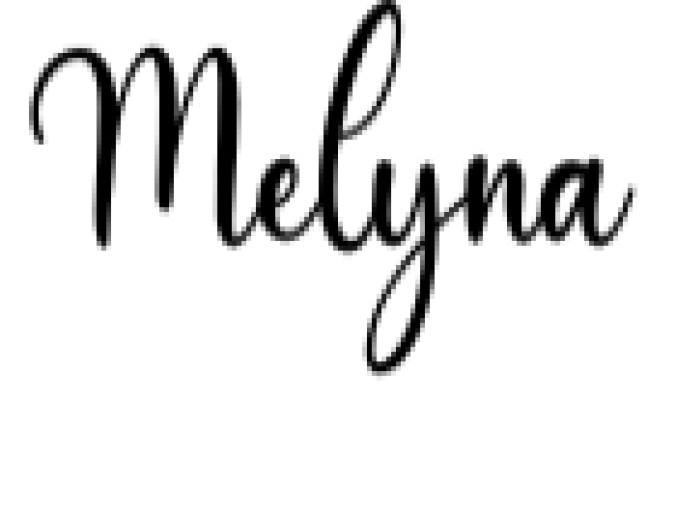 Melyna Font Preview