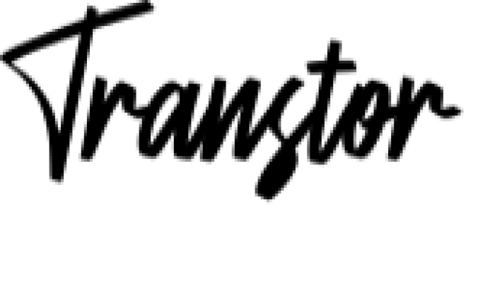 Transtor Font Preview