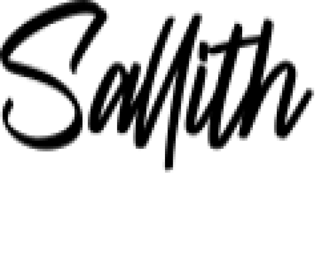 Sallith Font Preview