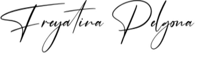 Freyatina Pelgona Font Preview