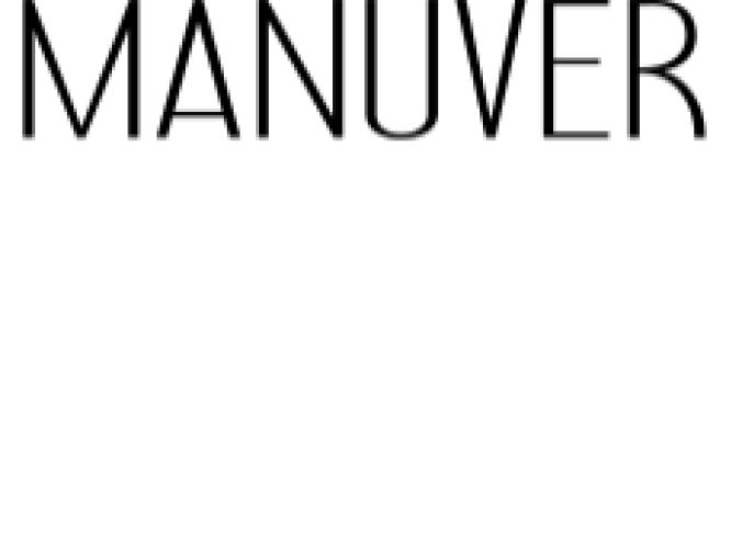 Manuver Font Preview