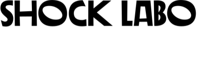 Shock Labo Font Preview