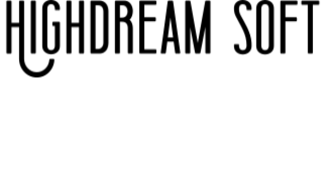 Highdream Font Preview