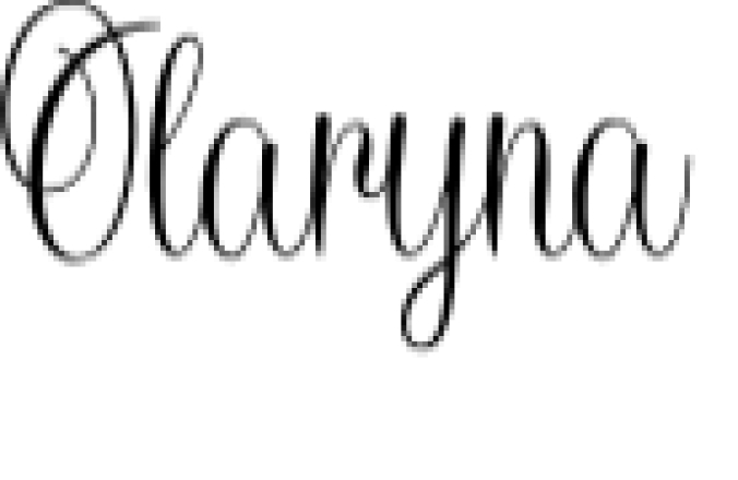 Olaryna Font Preview