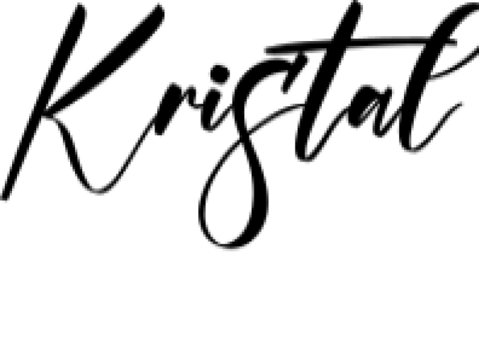 Kristal Font Preview