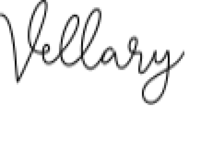 Vellary Font Preview