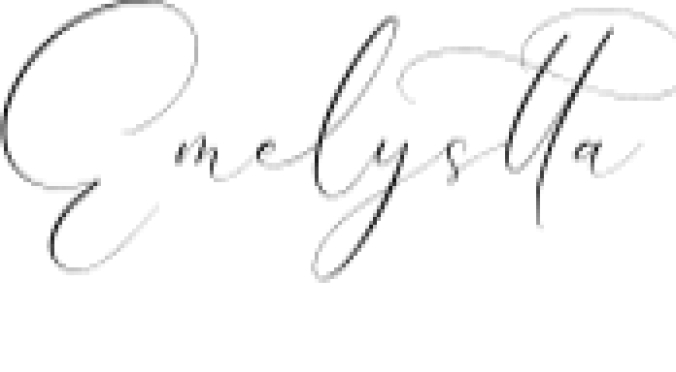 Emelystta Font Preview