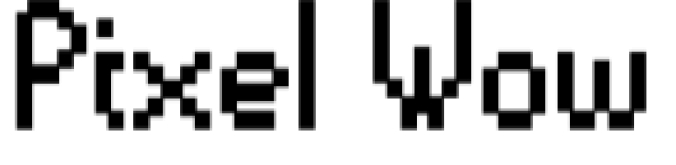 Pixel Wow Font Preview