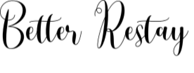 Better Restay Font Preview