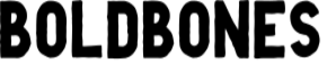 Bold Bones Font Preview