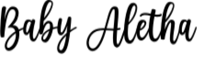 Baby Aletha Font Preview