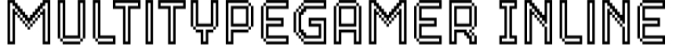 Gamer Inline Font Preview