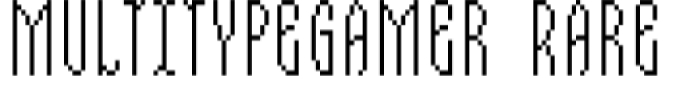 Gamer Rare Font Preview