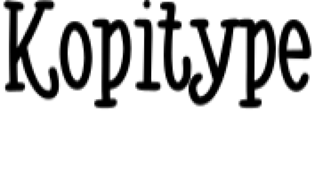Kopitype Font Preview
