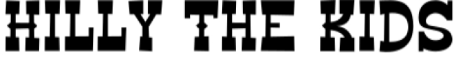 Hilly the Kids Font Preview
