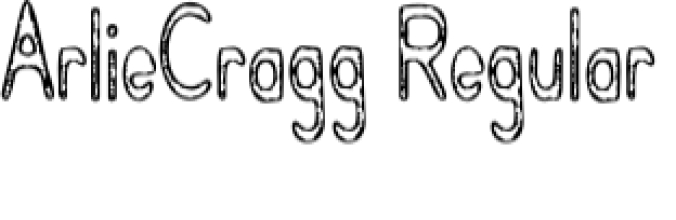 Arlie Cragg Font Preview