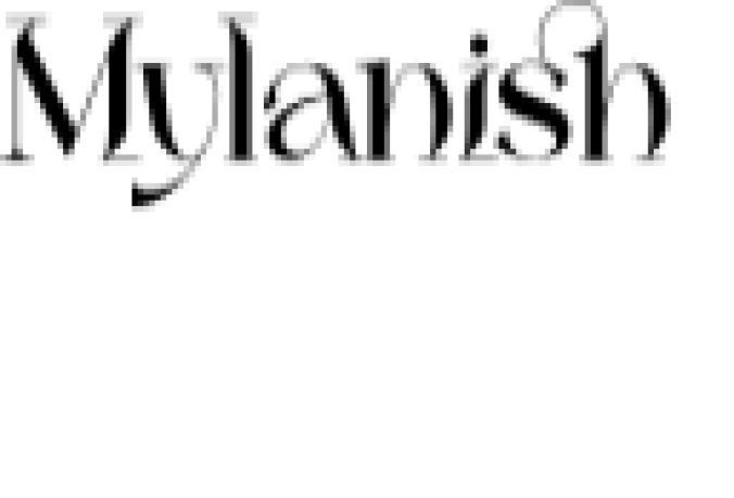 Mylanish Font Preview