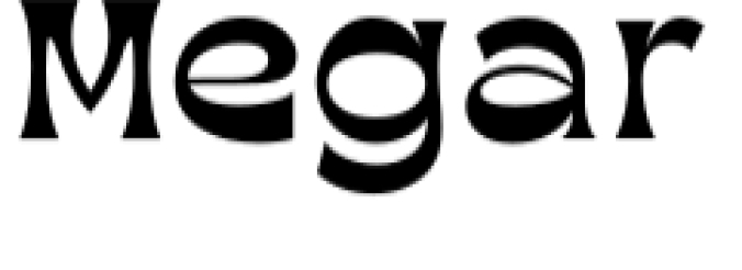Megar Font Preview