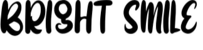Bright Smile Font Preview