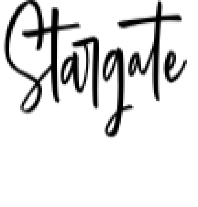 Stargate Font Preview