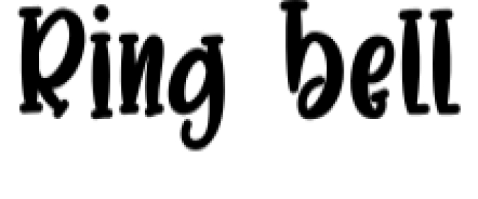 Ring Bell Font Preview
